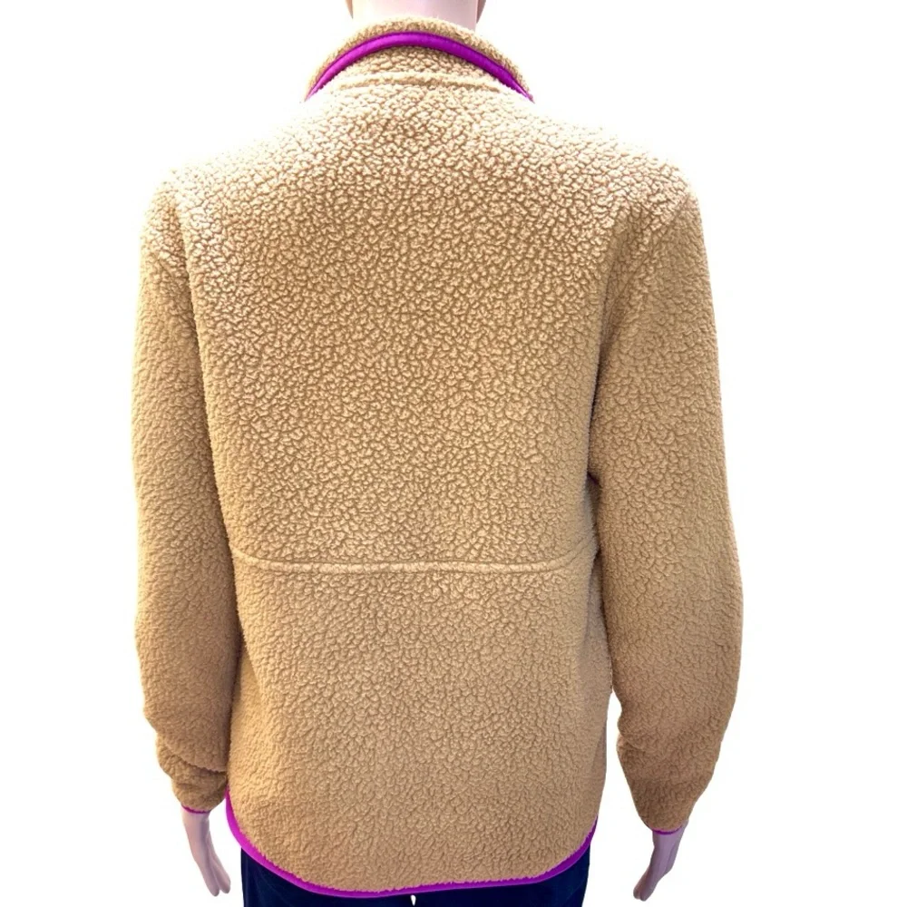 Patagonia Women's Nest Brown Marsupial Retro Pile Fleece Pullover XS - Picture 6 of 9